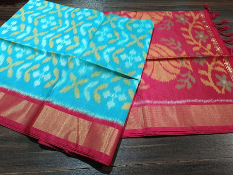 PGMRISCS4S26ECDC07- Ikat Sico saree