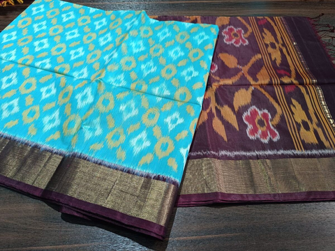 PGMRISCS4S26ECDC53- Ikat Sico saree