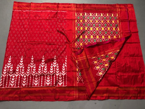 PSSIIDSS4S27TCDD04- Ikat silk saree