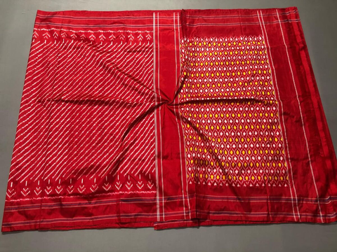 PSSIIDSS4S27TCDD13- Ikat silk saree