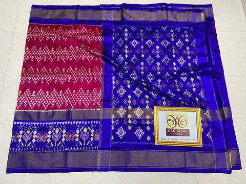 PPHSIDSS4O15BCDC06- Ikat silk saree