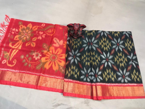 PGMRISCS4O22ECDD18- Ikat Sico saree