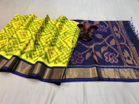 PGMRISCS4O22ECDD20- Ikat Sico saree