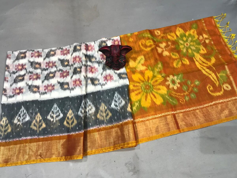 PGMRISCS4O22ECDD30- Ikat Sico saree