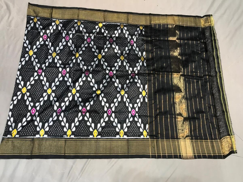 PGMRISDP4O24EDDC26- Ikat silk dupatta