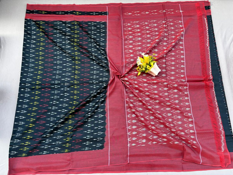 PSSIISCS4O26IEDC41- Ikat Sico saree