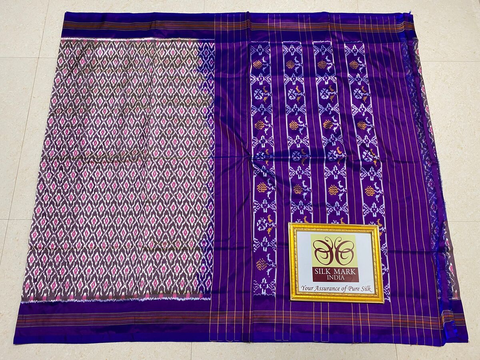 PPHSIDSS4O26BSCC24- Ikat silk saree