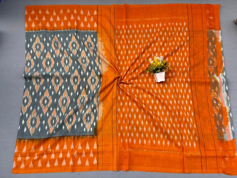 PSSIICTS4V03INCD08- Ikat cotton saree