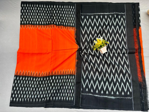 PSSIICTS4V03INCD09- Ikat cotton saree