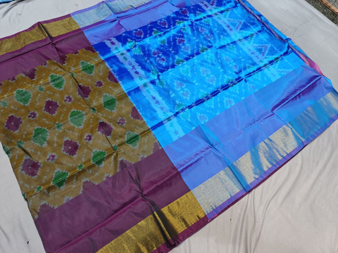 PGMRISSS4V05ISDC13- Ikat soft silk saree