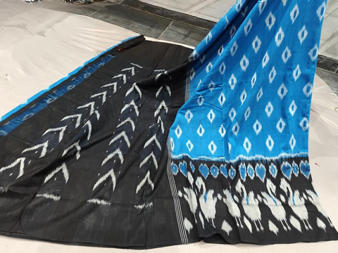 PGMRICTS4V12INCC37- Ikat cotton saree