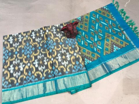 PGMRISCS4V21EDCC22- Ikat Sico saree