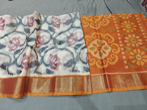 PGMRISCS4V21EDCC26- Ikat Sico saree