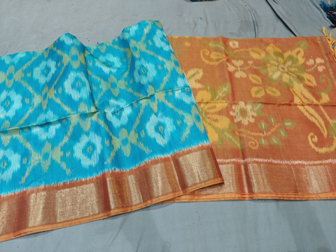 PGMRISCS4V21EDCC30- Ikat Sico saree