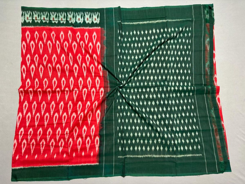 PSSIICTS4V19INDC31- Ikat cotton saree