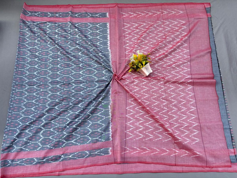 PSSIISCS4V14IZDD07- Ikat Sico saree