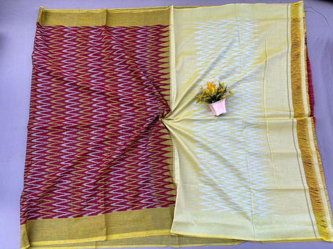 PSSIISCS4V21IZDD21- Ikat Sico saree