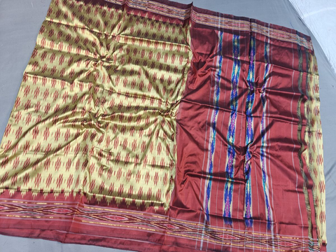 PGMRILWS4V22FNDC01- light weight Ikat silk saree