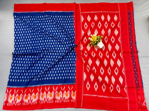 PSSIICTS4V26INDC07- Ikat cotton saree