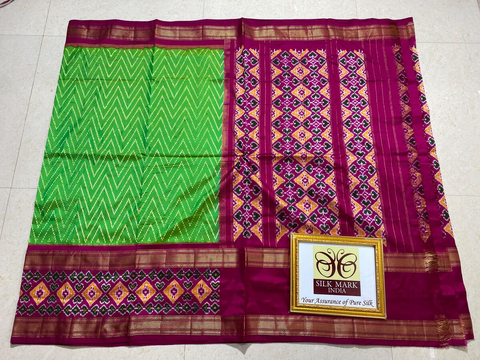 PPHSIDSS4D07BSDC10- Ikat silk saree