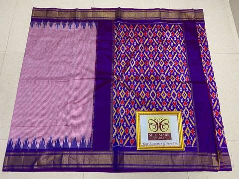 PPHSIDSS4D08TSCD06- Ikat silk saree