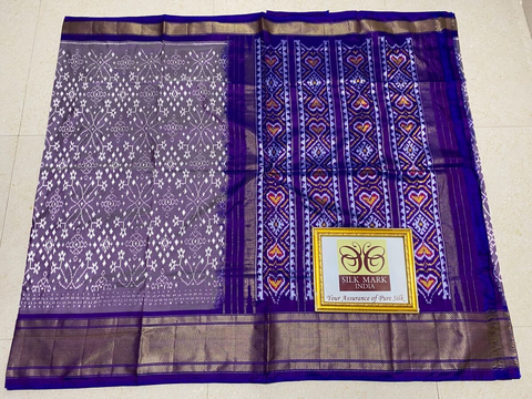 PPHSIDSS4D10BSCD21- Ikat silk saree