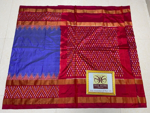 PPHSIDSS4D13TSCC13- Ikat silk saree