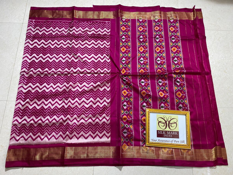 PPHSIDSS4D18BSDC01- Ikat silk saree