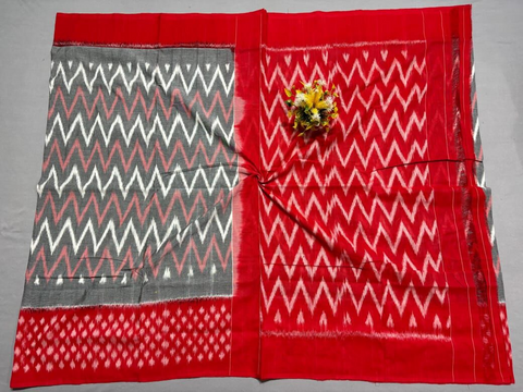 PSSIICTS4D17INDD01- Ikat cotton saree