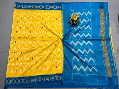 PSSIICTS4D17INDD03- Ikat cotton saree