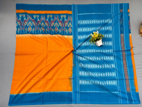 PSSIICTS4D17INDD11- Ikat cotton saree