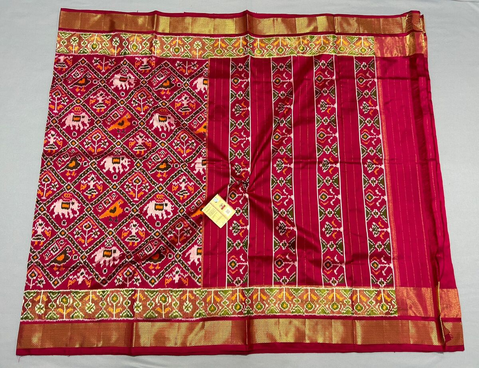 PPISC3PS4O13ZSDD04- Ikat silk saree