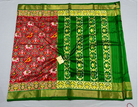 PPISIDSS4D14ZSDC04- Ikat silk saree