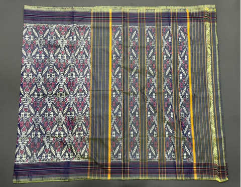 PMICIDSS5J07BCCD01- Ikat silk saree