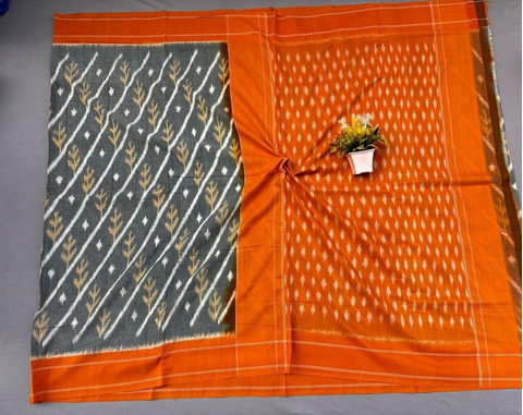 PSSIICTS4V03INCD06- Ikat cotton saree