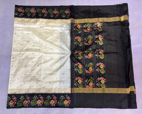 PGMRIDSS4D17DNCD01- Ikat silk saree