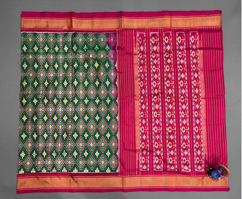 PMICIDSS4N21TBDC01- Ikat silk saree