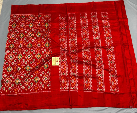 PPISIDSS5J07BSCC04- Ikat silk saree