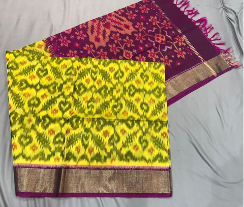 PGMRISCS4S26ECDC32- Ikat Sico saree