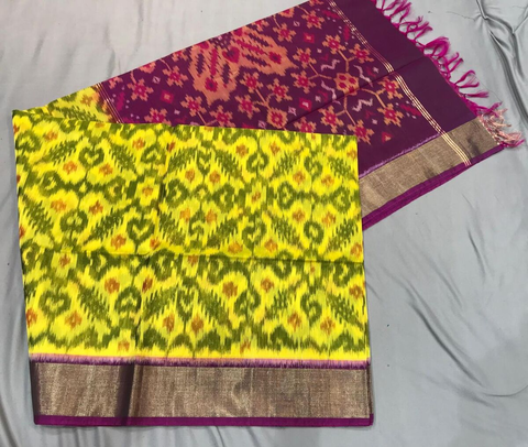 PGMRISCS4O22ECDD34- Ikat Sico saree