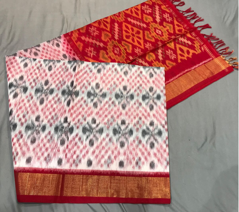 PGMRISCS4S26ECDC25- Ikat Sico saree