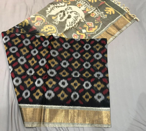 PGMRISCS4O22ECDD09- Ikat Sico saree