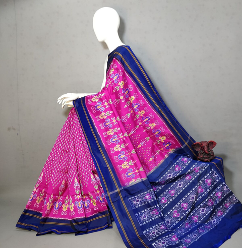 PGMRIDSS4V23BIDD13- Ikat silk saree