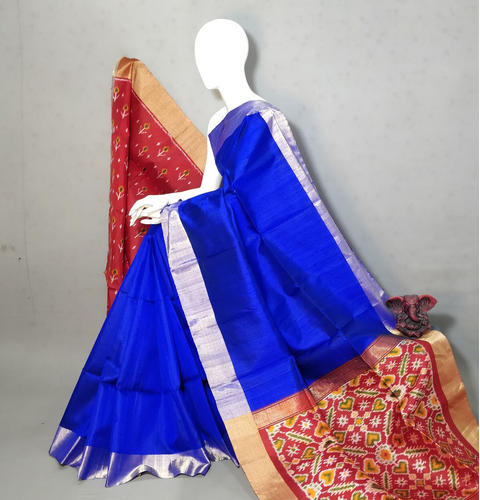 PGMRIDSS4V18XSDD06- Ikat silk saree