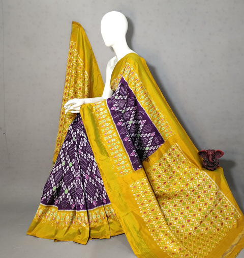 PGMRIDSS4S30TFCC12- Ikat silk saree