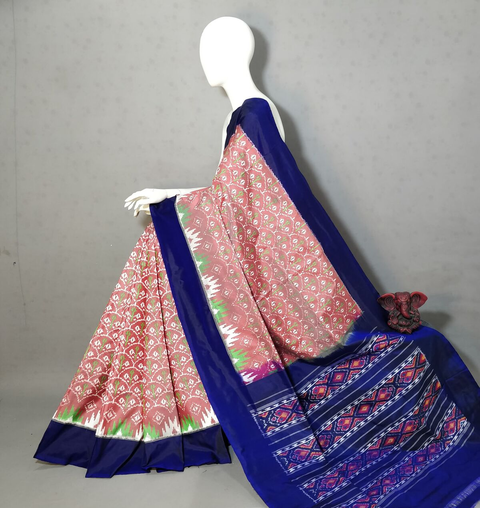 PGMRIDSS4V23BIDD29- Ikat silk saree