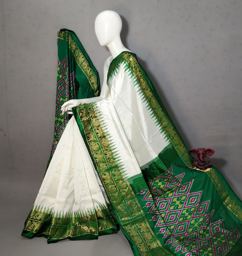 PGMRIDSS4V26BXDC20- Ikat silk saree