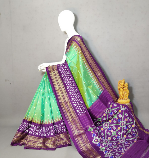 PRKSIDSS5J09NCDC05- Ikat silk saree