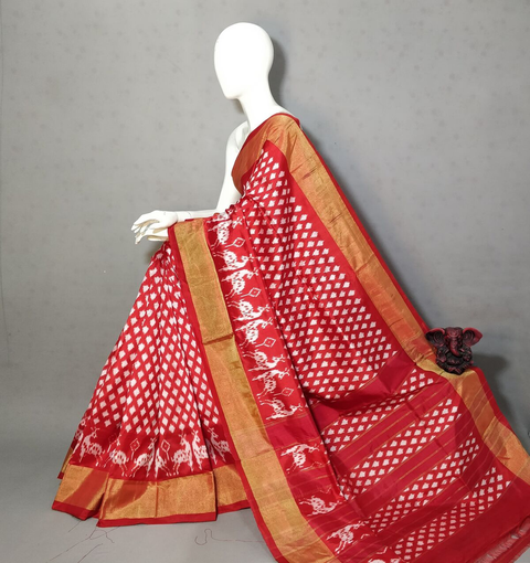 PGMRIDSS4S30TFCC27- Ikat silk saree