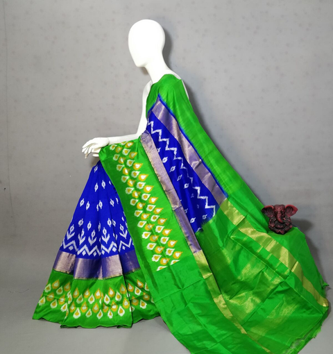 PGMRIDSS4V23TSDC26- Ikat silk saree